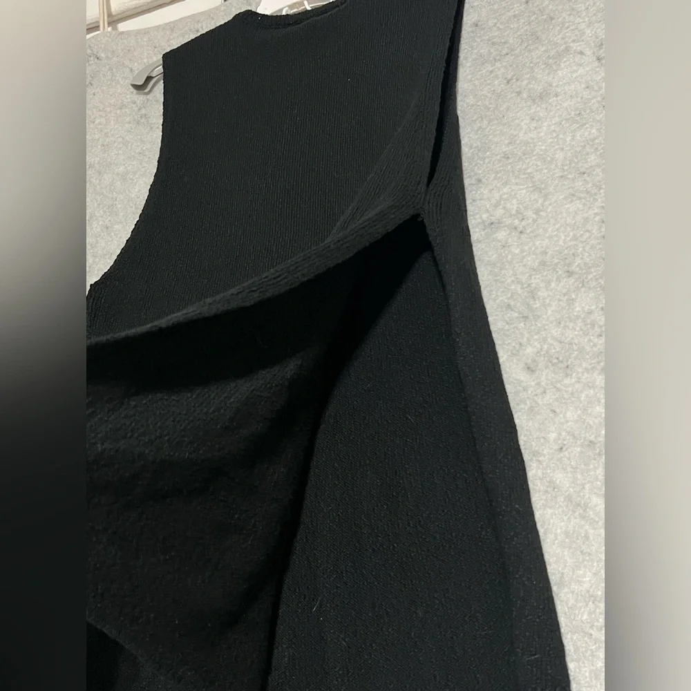 New*Free People Beach ‘Miranda’ Sleeveless Sweater/Short Set~SMALL ~in black - Picture 3 of 14